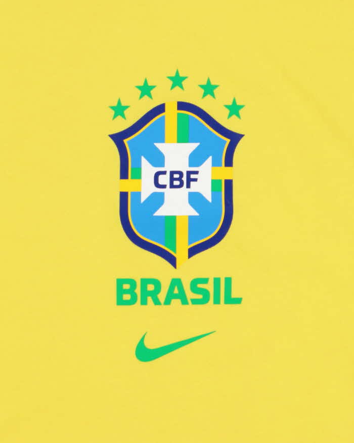 Vintage Nike Brazil CBF Crewneck Football T-Shirt - L