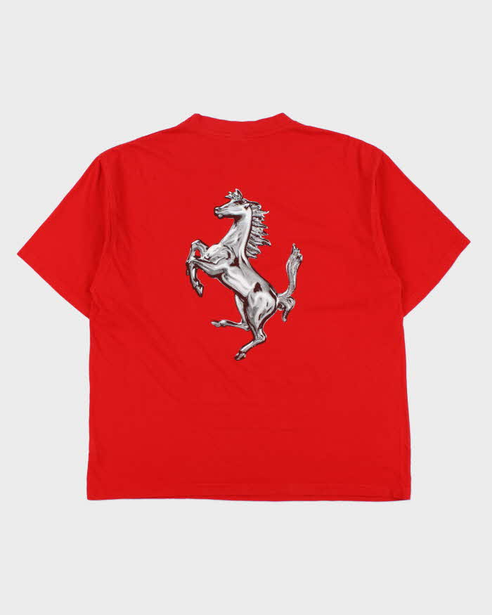 Vintage 1999 Ferrari Heavyweight Prancing Horse Crewneck T-Shirt - XXL