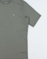 2022 Arc'teryx Sage Green 'Ionia Merino Wool' Fair Trade Crewneck T-Shirt - XL