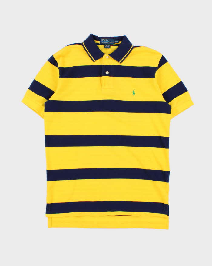 Vintage Y2K 00s Polo Ralph Lauren Striped Short Sleeve Prep Polo Shirt - S