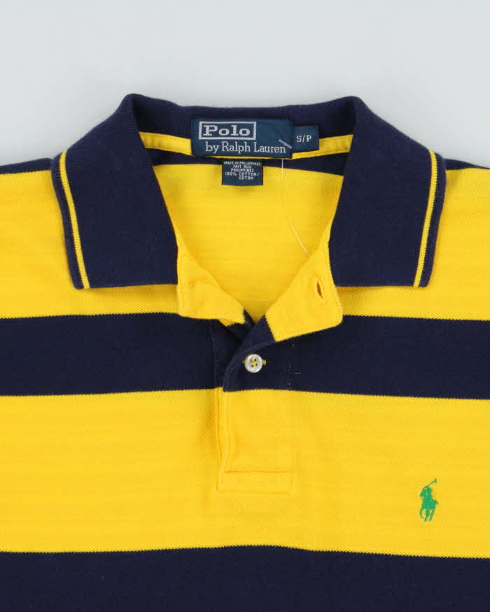 Vintage Y2K 00s Polo Ralph Lauren Striped Short Sleeve Prep Polo Shirt - S