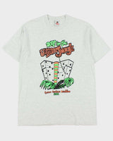 Vintage 1991 Ryerson Residence Urban Jungle Grey Marl Heavyweight Single Stitch Made In USA Crewneck T-Shirt - XL