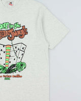 Vintage 1991 Ryerson Residence Urban Jungle Grey Marl Heavyweight Single Stitch Made In USA Crewneck T-Shirt - XL