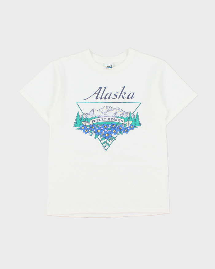 Vintage '03 Y2K Alaska Doc Drizzle Heavyweight Anvil Crewneck T-Shirt - S