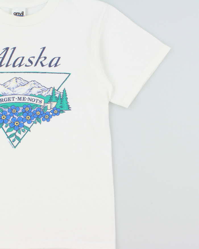 Vintage '03 Y2K Alaska Doc Drizzle Heavyweight Anvil Crewneck T-Shirt - S