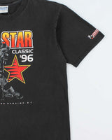 Vintage 1996 All Star Classic BCHL Senini Graphics Heavyweight Gildan Famous-T Made In Canada Crewneck T-Shirt - XL