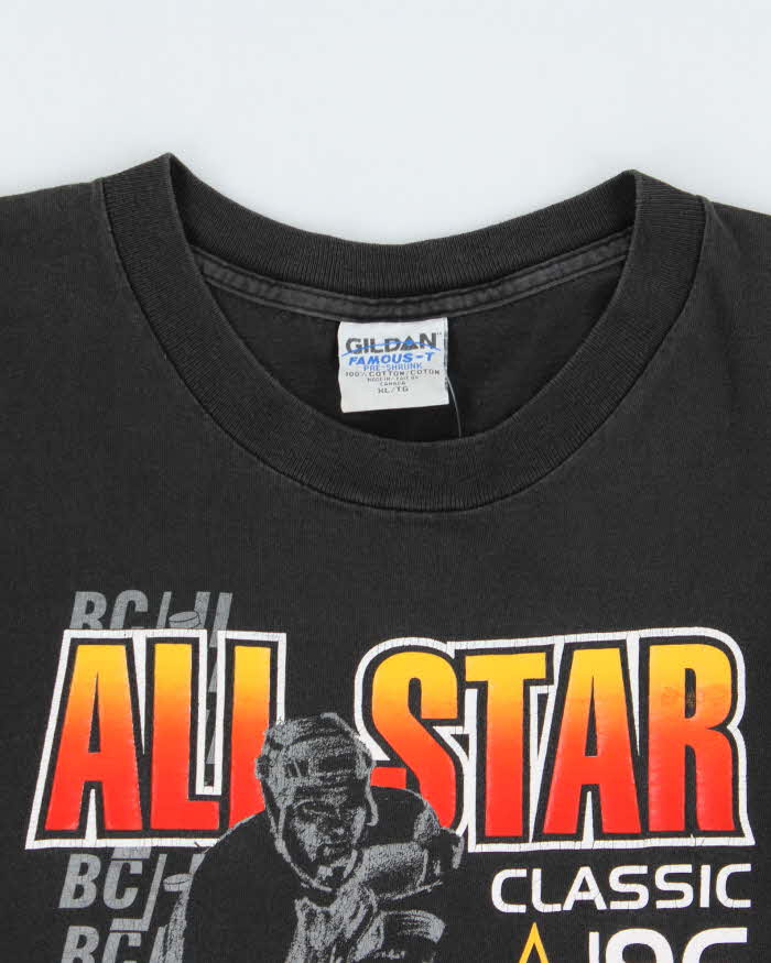 Vintage 1996 All Star Classic BCHL Senini Graphics Heavyweight Gildan Famous-T Made In Canada Crewneck T-Shirt - XL