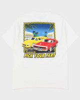 Vintage Y2K 00s Pick Your Part Auto Hanes Heavyweight Crewneck T-Shirt - XL