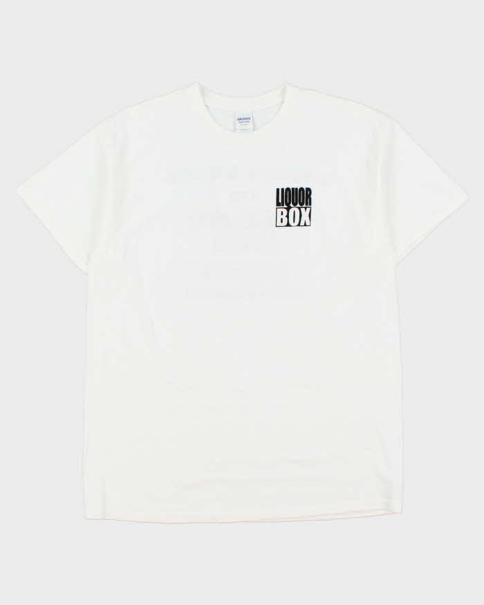 Vintage Liquor Box Alberta Gildan Heavyweight Crewneck T-Shirt - L