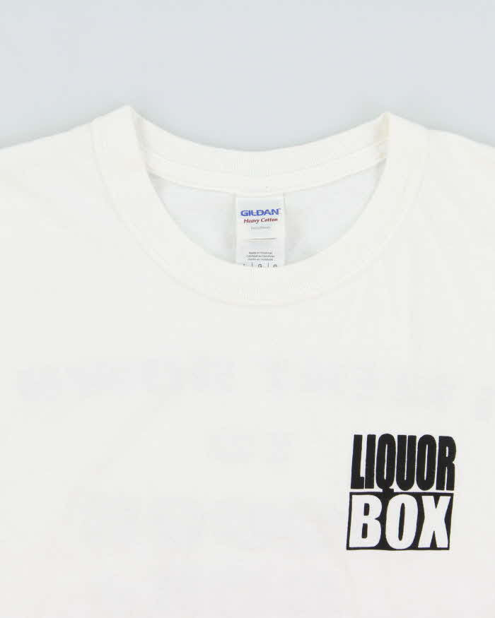 Vintage Liquor Box Alberta Gildan Heavyweight Crewneck T-Shirt - L