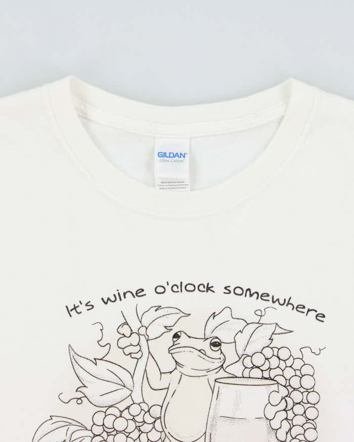 Vintage Magic Tees Boozy Frog Gildan Heavyweight Crewneck T-Shirt - XL