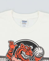 Vintage Y2K 00s Tiger Classic Basketball Gildan Ultra Heavyweight Crewneck T-Shirt - L