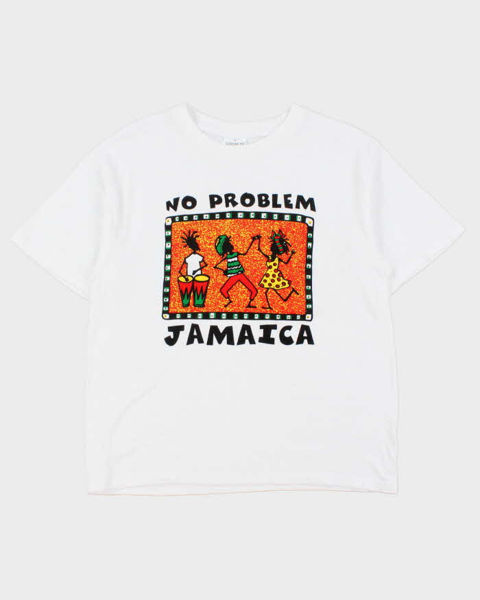 Vintage 1990s Reggae T's Jamaica Heavyweight Crewneck T-Shirt - XL