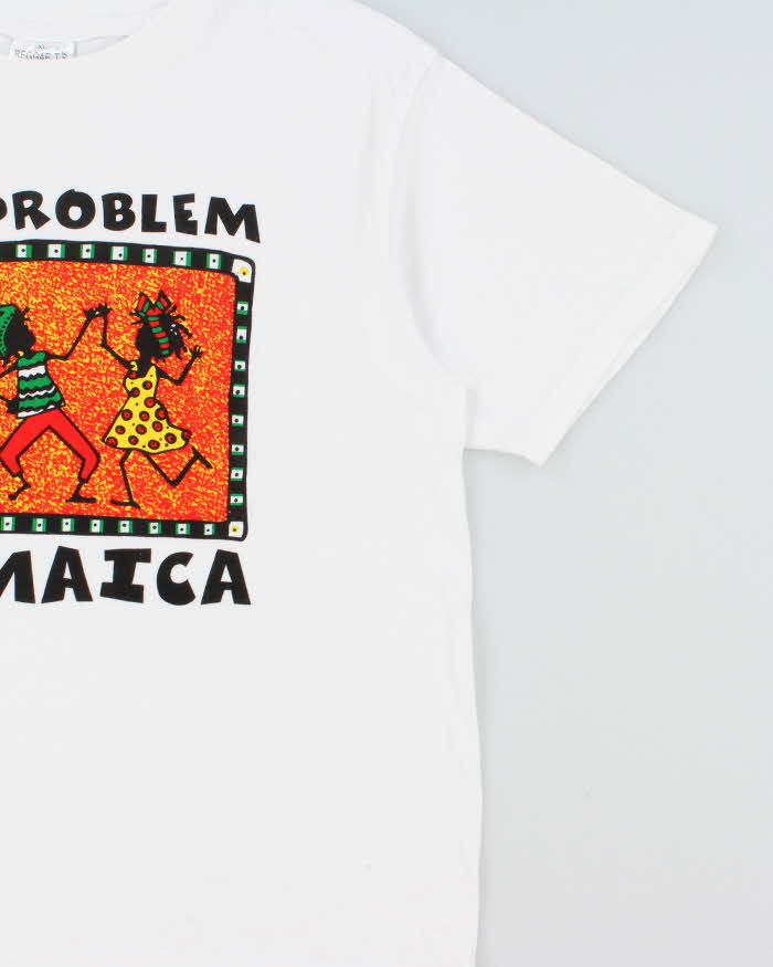 Vintage 1990s Reggae T's Jamaica Heavyweight Crewneck T-Shirt - XL