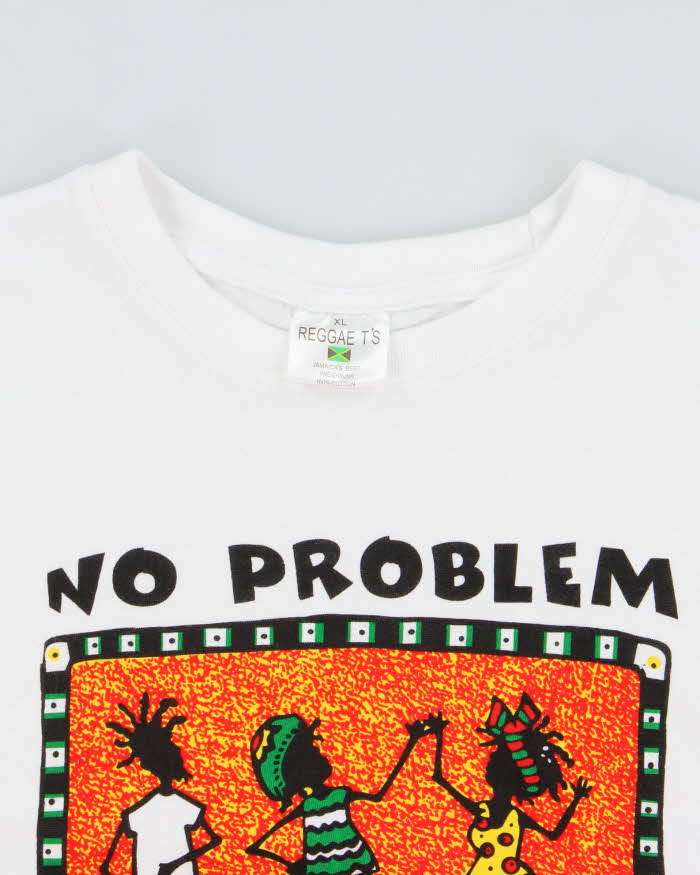 Vintage 1990s Reggae T's Jamaica Heavyweight Crewneck T-Shirt - XL