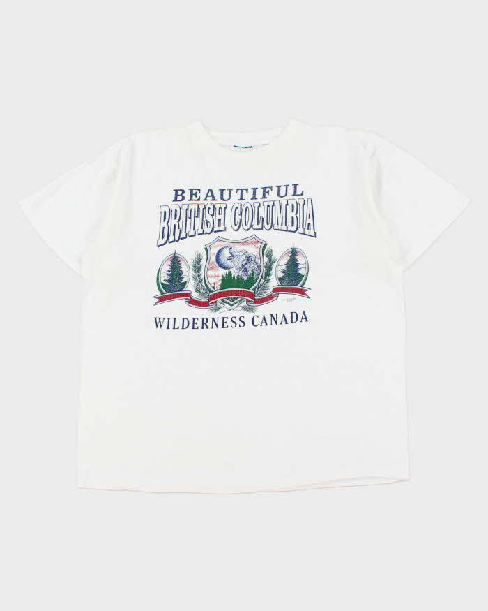 Vintage 1990s R U Decent BC Wilderness Heavyweight Crewneck T-Shirt - XL