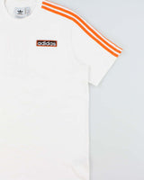 Vintage Adidas Originals '90s Embroidered 3-Stripe Heavyweight Crewneck T-Shirt - L