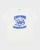 Vintage Y2K 00s Lightning Wrestling Gildan Ultra Heavyweight Crewneck T-Shirt - L