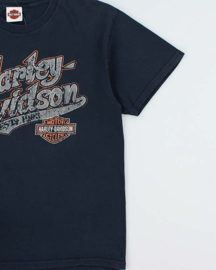 Vintage Harley Davidson Cancun Mexico Heavyweight Crewneck T-Shirt - L