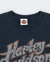 Vintage Harley Davidson Cancun Mexico Heavyweight Crewneck T-Shirt - L