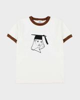 Vintage Y2K 00s Graduation Joke Heavyweight AAA Crewneck Ringer T-Shirt - M