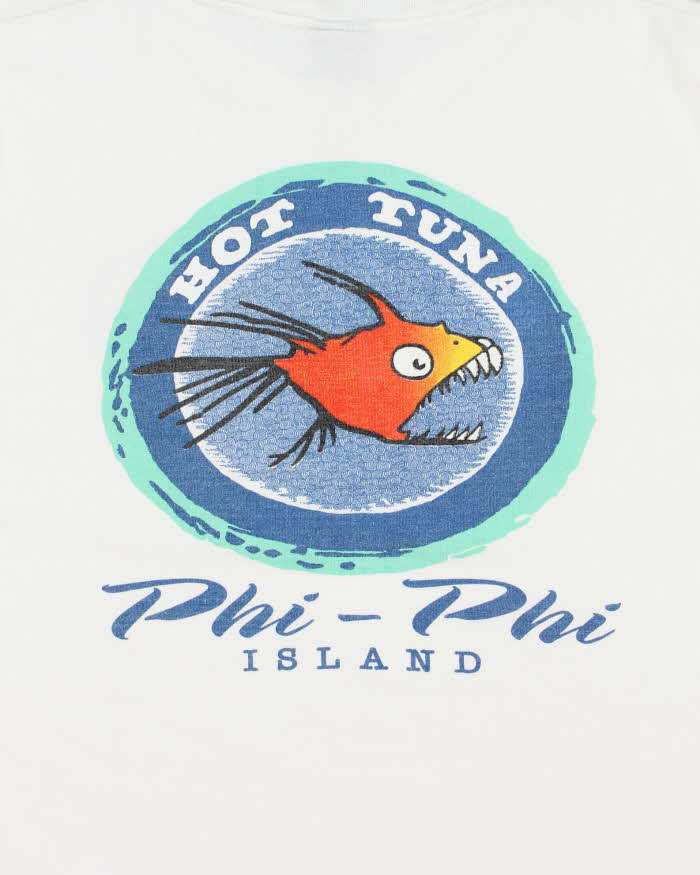 Vintage 1990s Hot Tuna Phi-Phi Island Heavyweight Crewneck T-Shirt - XL
