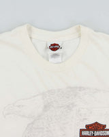 Vintage '05 Y2K Harley Davidson Montreal Eagle Heavyweight Sleeveless Crewneck Pocket T-Shirt - L