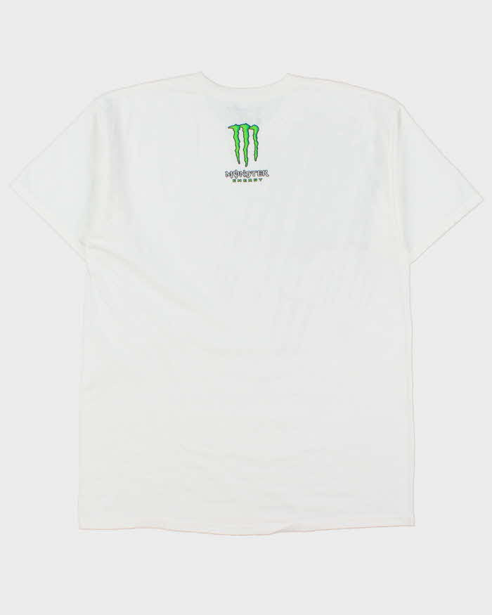 Vintage Y2K 00s Monster Energy Classic Heavyweight Crewneck T-Shirt - L