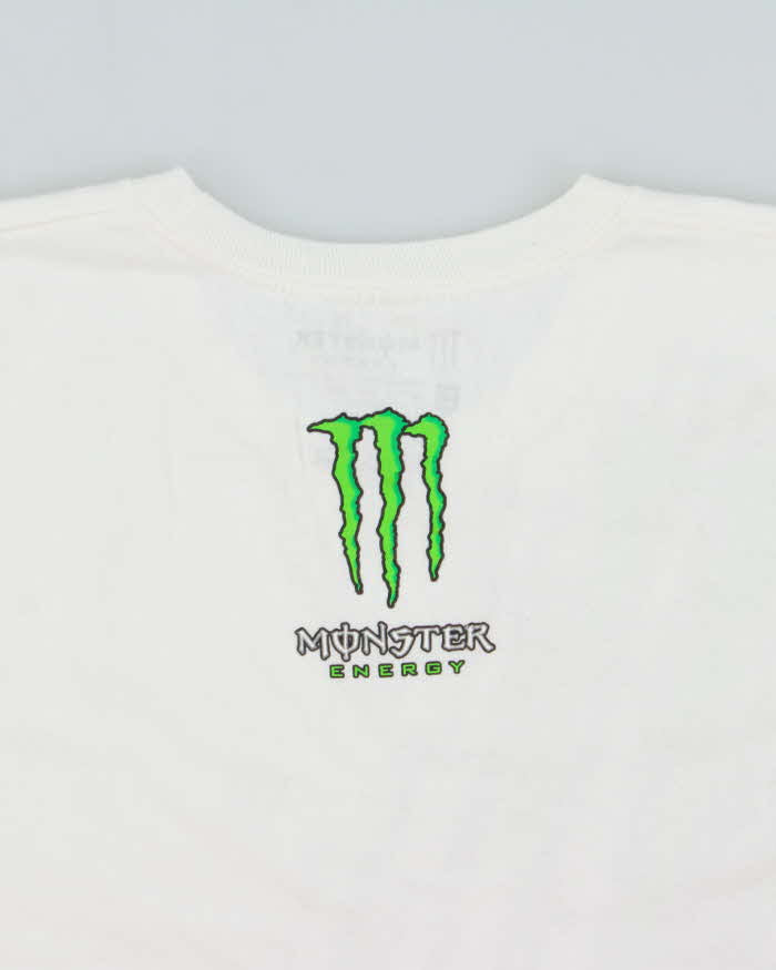 Vintage Y2K 00s Monster Energy Classic Heavyweight Crewneck T-Shirt - L