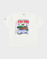 Vintage 2001 World Of Wheels 35th Annual Championship Gildan Ultra Heavyweight Made In Canada Crewneck T-Shirt - XL