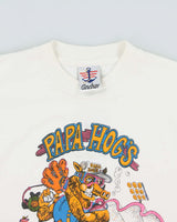 Vintage 1990s Papa Hogs Scuba Emporium Cozumel Mexico Heavyweight Crewneck T-Shirt - M