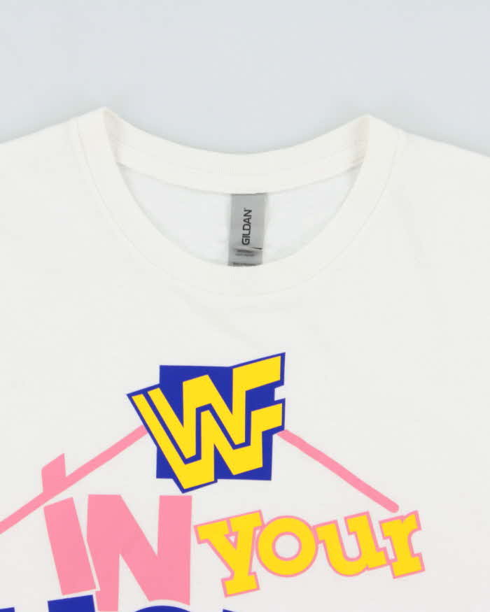 Vintage WWF In Your House Gildan Heavyweight Crewneck T-Shirt - M