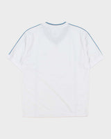 Vintage 1990s Adidas Tape Striped Heavyweight V-Neck Crewneck T-Shirt - L