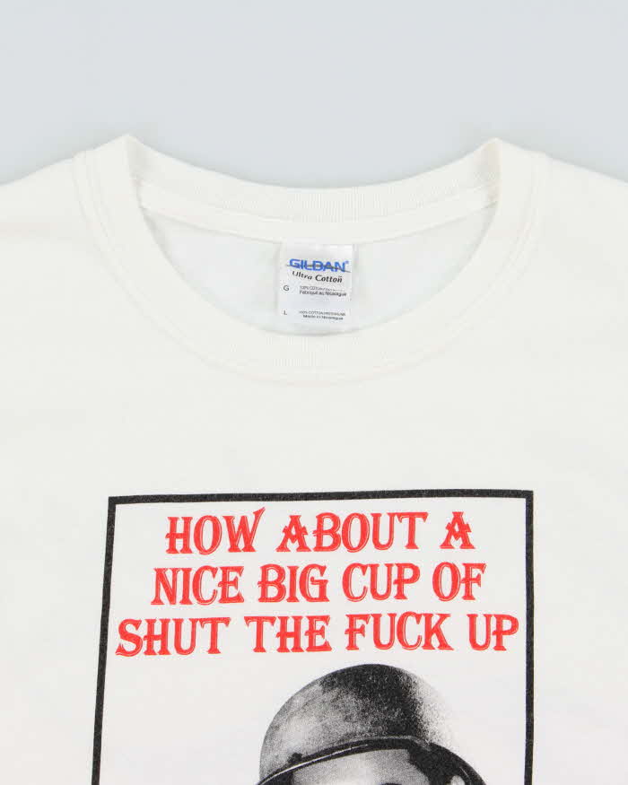 Vintage '05 Y2K Grinders Show Me Pie Kansas City Gildan Ultra Heavyweight Crewneck T-Shirt - L