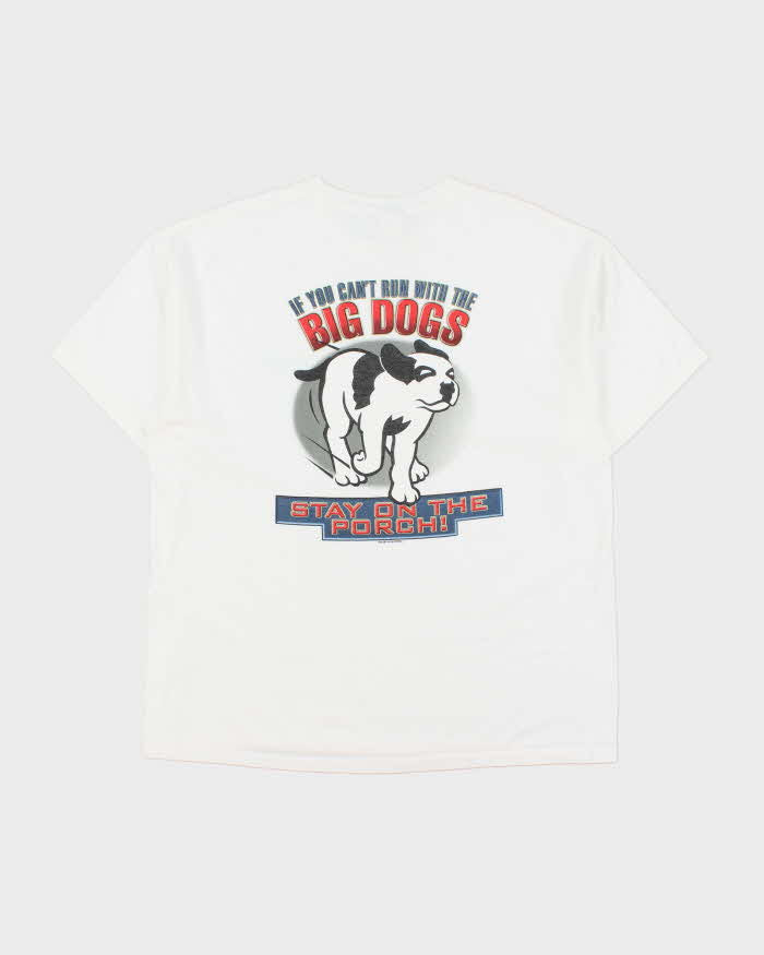 Vintage 2001 Big Dogs Sportswear Heavyweight Crewneck T-Shirt - XL