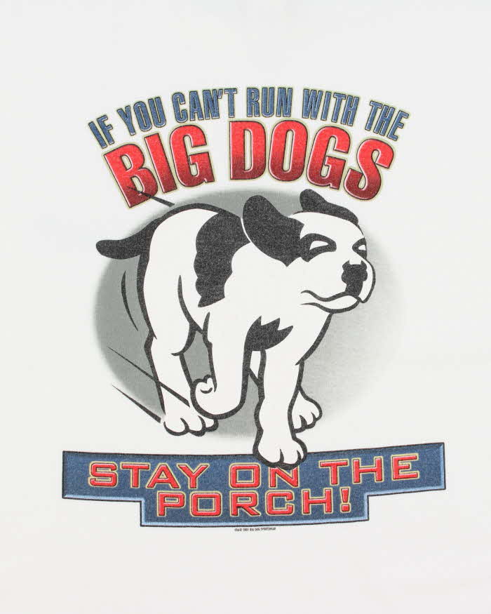 Vintage 2001 Big Dogs Sportswear Heavyweight Crewneck T-Shirt - XL