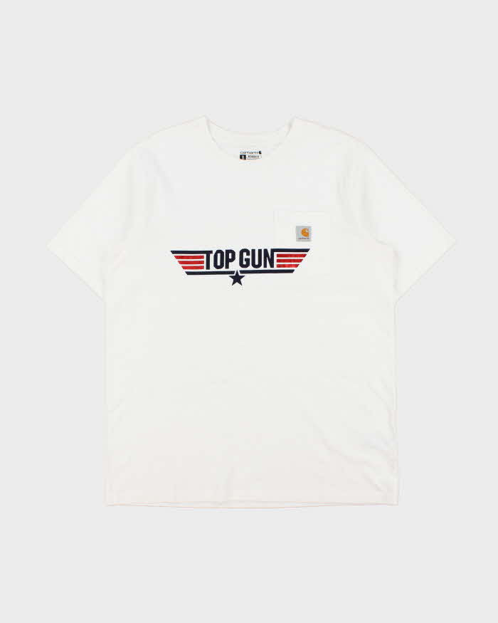 Vintage Carhartt x Top Gun Heavyweight Relaxed Fit Crewneck Pocket T-Shirt - L
