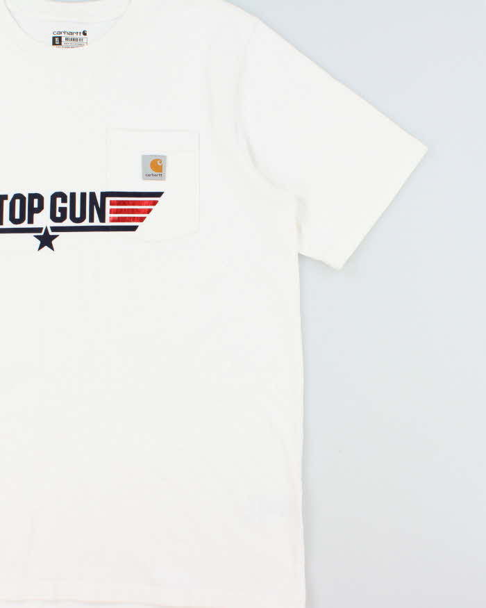 Vintage Carhartt x Top Gun Heavyweight Relaxed Fit Crewneck Pocket T-Shirt - L