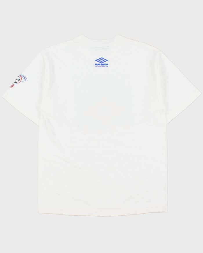 Vintage Umbro 1998 World Cup Brasil Futbol Heavyweight Crewneck T-Shirt - L