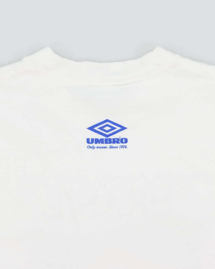 Vintage Umbro 1998 World Cup Brasil Futbol Heavyweight Crewneck T-Shirt - L