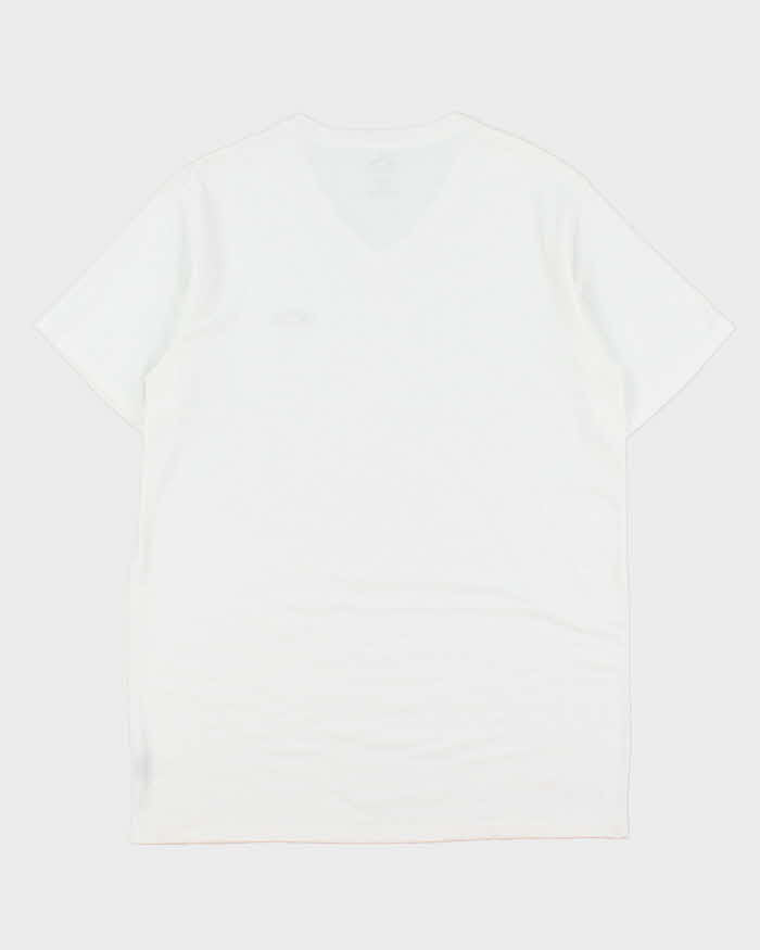 Vintage Oakley Embroidered O Logo Heavyweight V-Neck T-Shirt - L