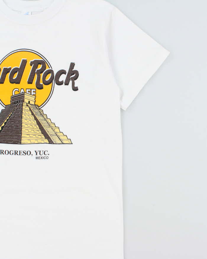 Vintage 1990s Hard Rock Cafe Progreso, Yuc. Mexico Heavyweight Crewneck T-Shirt - L