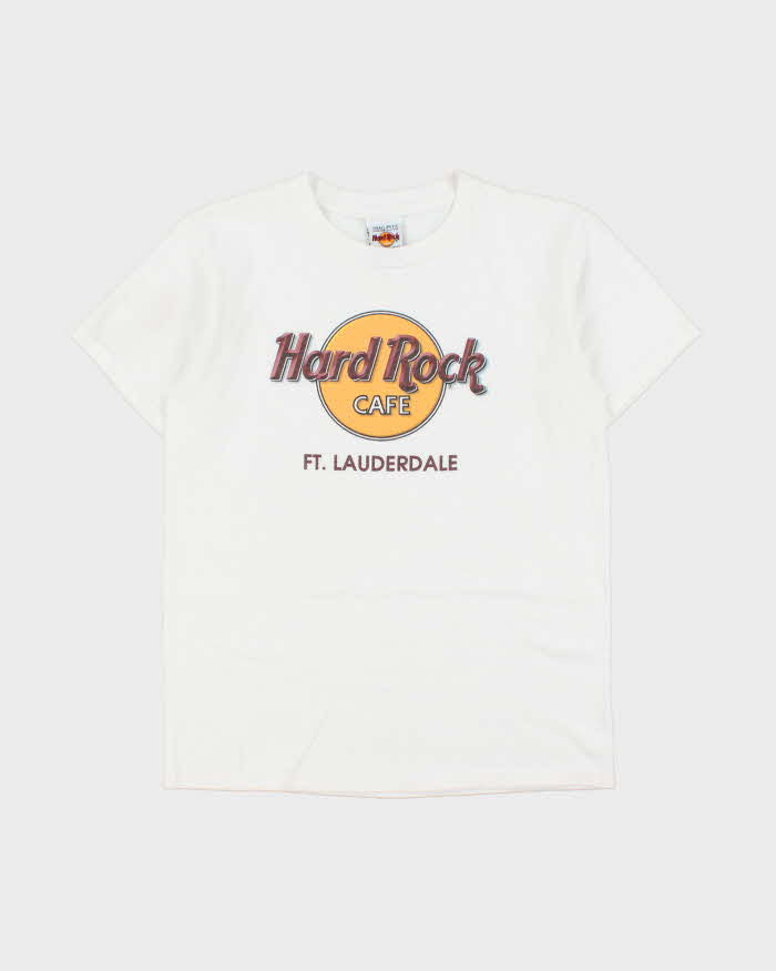 Vintage 1990s Hard Rock Cafe Ft. Lauderdale Heavyweight Crewneck T-Shirt - S