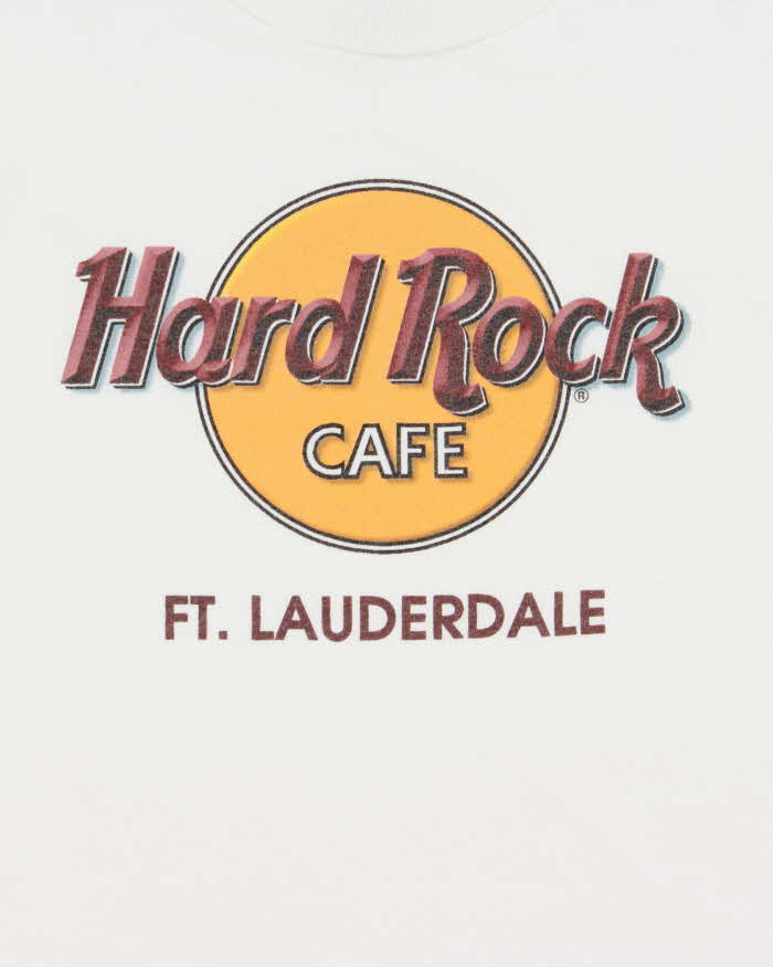 Vintage 1990s Hard Rock Cafe Ft. Lauderdale Heavyweight Crewneck T-Shirt - S