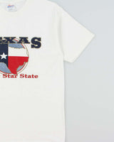 Vintage '00 Y2K Texas Lone Star State Hanes Heavyweight Crewneck T-Shirt - M