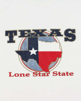 Vintage '00 Y2K Texas Lone Star State Hanes Heavyweight Crewneck T-Shirt - M