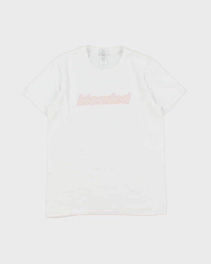 Vintage Blonded Frank Ocean Gildan Heavyweight Ringspun Crewneck T-Shirt - S