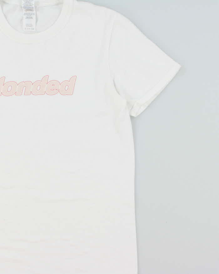 Vintage Blonded Frank Ocean Gildan Heavyweight Ringspun Crewneck T-Shirt - S