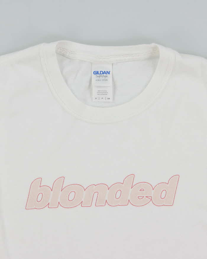 Vintage Blonded Frank Ocean Gildan Heavyweight Ringspun Crewneck T-Shirt - S