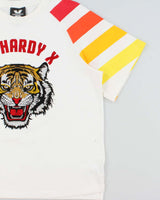 Vintage Ed Hardy X Diamante Embellished Heavyweight Tiger Crewneck T-Shirt - XL